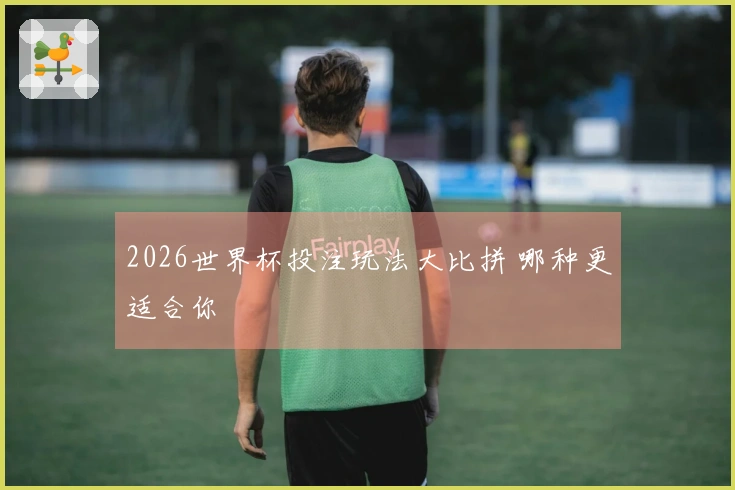 2026世界杯投注玩法大比拼 哪种更适合你