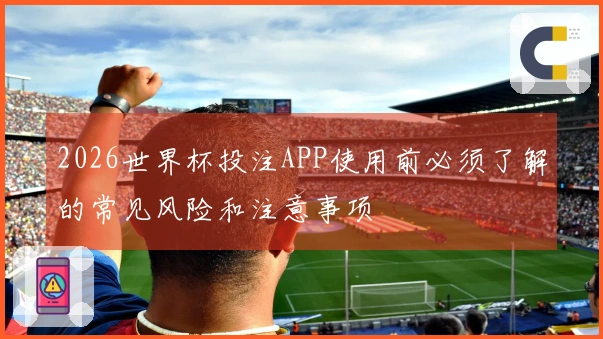2026世界杯投注APP使用前必须了解的常见风险和注意事项
