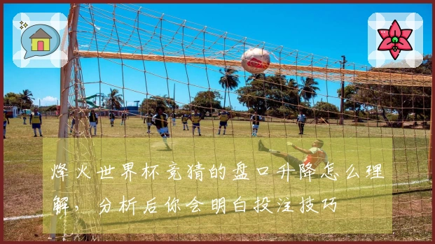 烽火世界杯竞猜的盘口升降怎么理解，分析后你会明白投注技巧